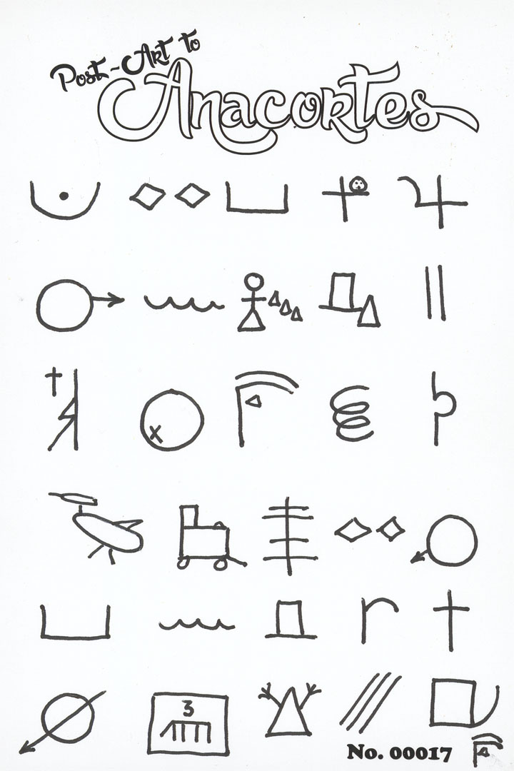 Hobo Symbols in pen