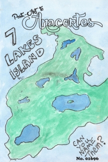 Map of lakes on Fidalgo Island.
