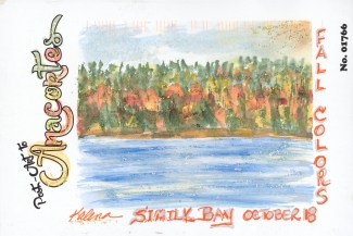 Similk Bay Fall Colors over Similk Bay.